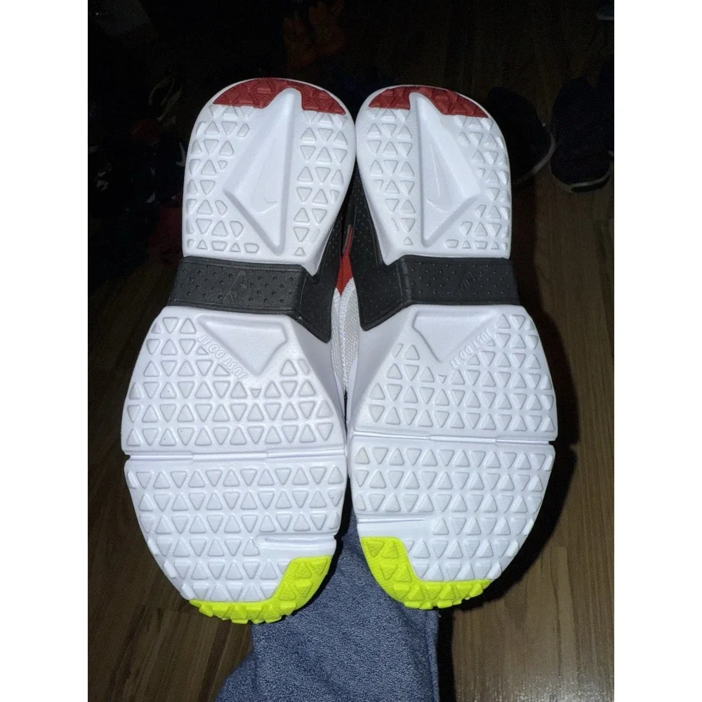 Nike Air Huarache‎ Drift Lifestyle Kids 3Y 3 White Red Volt Shoes 943344-700